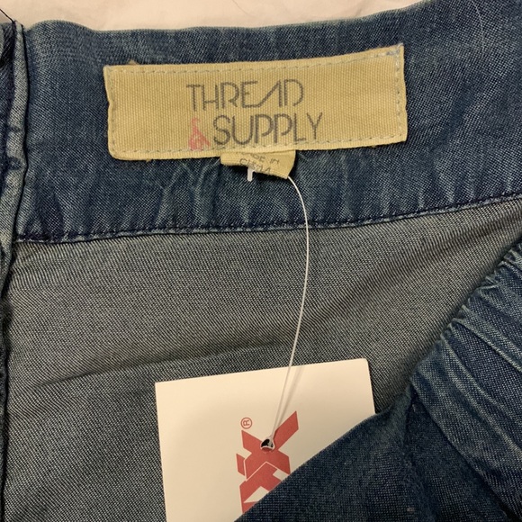 Off the shoulder denim top - size M - Picture 4 of 6